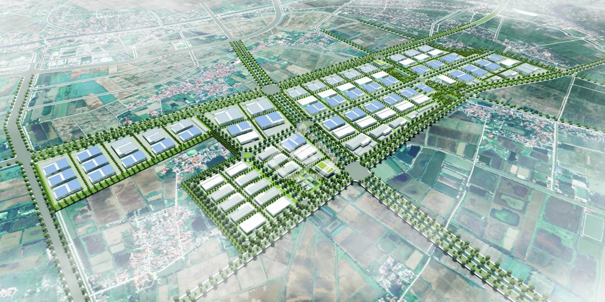 Khu công nghiệp hỗ trợ Đồng Văn III phía Đông đường cao tốc Cầu Giê – Ninh Bình, tỉnh Hà Nam